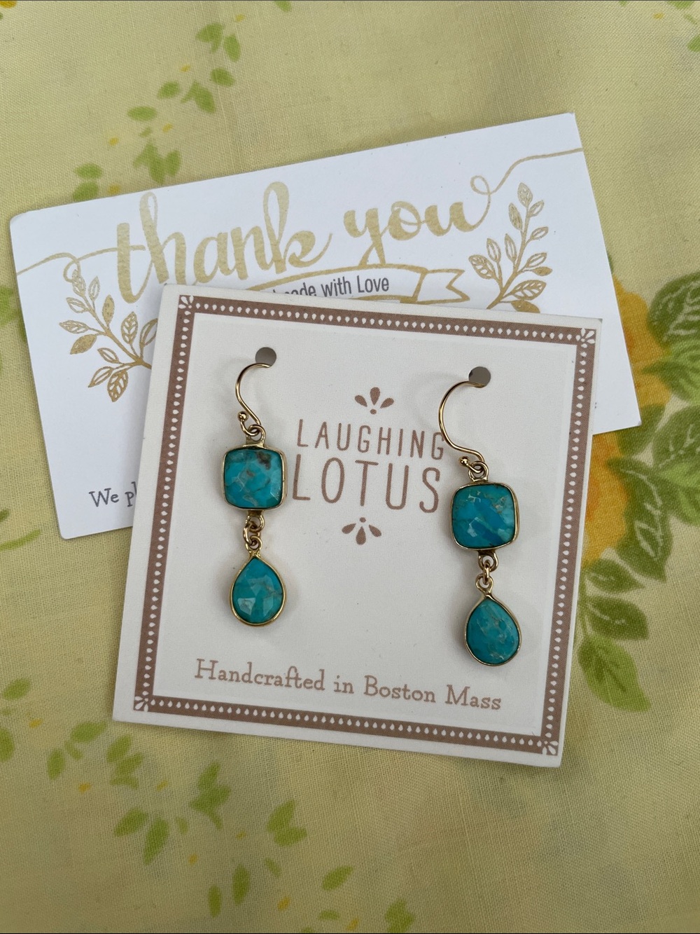 Laughing Lotus Dangle Earrings